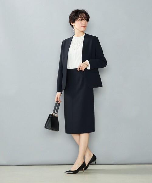 NOLLEY’S（ノーリーズ）の「ウォッシャブル割繊前後2WAY衿フリルブラウス（シャツ/ブラウス・レディース・ホワイト・36/38）」の11枚目の写真