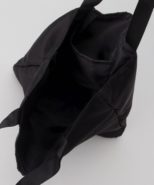 THE SHOP TK （ザ ショップ ティーケー ）の「◆【セレモニー／入卒】【エコバッグ付き】【裏地抗菌防臭】ラウンドハンドバッグ（ハンドバッグ・レディース・オフホワイト/ブラック/ライトベージュ・00）」の4枚目の写真