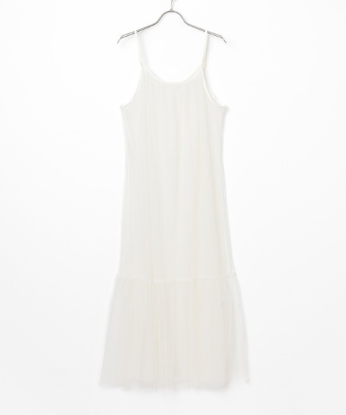 Honeys（ハニーズ）の「キャミチュールワンピース（ワンピース・レディース・アイボリー/ブラック/チャコールグレー・M/L/S/LL）」の13枚目の写真