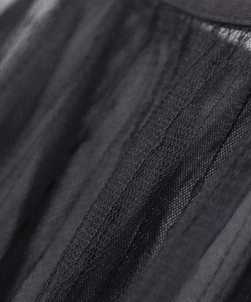 Honeys（ハニーズ）の「キャミチュールワンピース（ワンピース・レディース・アイボリー/ブラック/チャコールグレー・M/L/S/LL）」の16枚目の写真