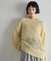 THE YOn | メランジメッシュニットプルオーバー(ニット/セーター)