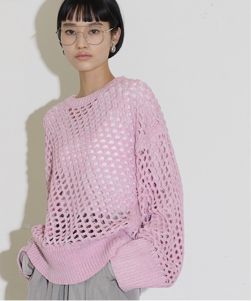 ニット セーター メランジメッシュニット レディース URBAN RESEARCH ニット セーター メランジメッシュニット