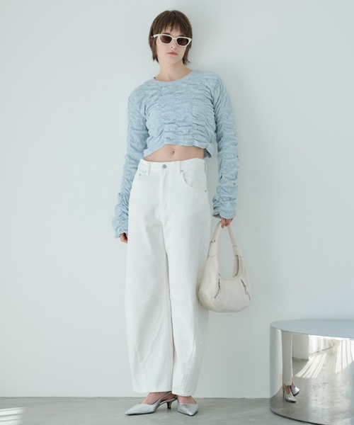 Aunt Marie's(アントマリーズ)の「ワンハンドルZIPポケットミニBAG(ハンドバッグ・レディース・ホワイト/ブラック・FREE)」の16枚目の写真