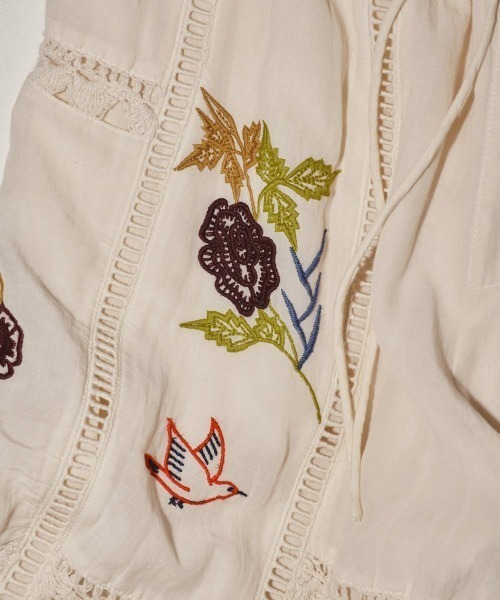 パンツ Embroidery Patchwork Trousers 38 TODAYFUL(トゥデイフル) / Life's online store（ライフズ