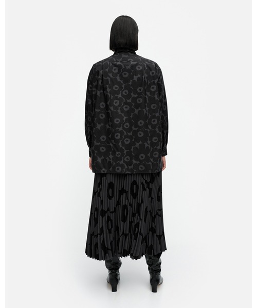 marimekko(マリメッコ)の「Mini Unikko / Ruoste cotton poplin shirt(シャツ/ブラウス・レディース・ブラック・40/38/36/34)」の7枚目の写真