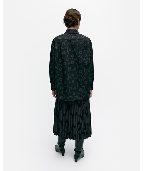 marimekko(マリメッコ)の「Mini Unikko / Ruoste cotton poplin shirt(シャツ/ブラウス・レディース・ブラック・40/38/36/34)」の3枚目の写真