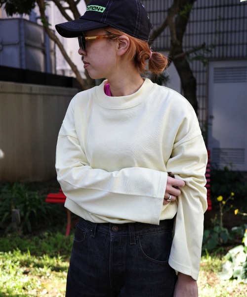 soglia（ソリア）の「SOGLIA/ソリア　SUPER MALIBU  ロンT（Tシャツ/カットソー・レディース・レモンイエロー/ブラック/ブルー・1）」の6枚目の写真