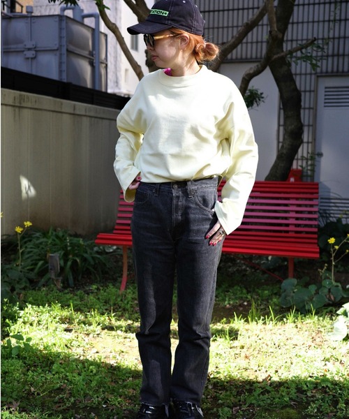 soglia（ソリア）の「SOGLIA/ソリア　SUPER MALIBU  ロンT（Tシャツ/カットソー・レディース・レモンイエロー/ブラック/ブルー・1）」の7枚目の写真