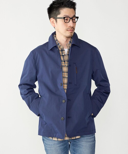 SHIPS（シップス）の「*SHIPS: Sorona(R) ユーティリティ ジャケット（ブルゾン・メンズ・ネイビー/カーキ/オリーブ/チャコールグレー/ブルー・SMALL/MEDIUM/LARGE/X-LARGE）」の4枚目の写真