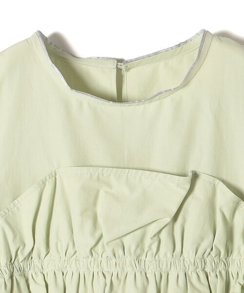 SHIPS(シップス)の「* 〈手洗い可能〉モイスト ブロード ドッキング風 ブラウス 24SS ◇(シャツ/ブラウス・レディース・ライトグリーン/ネイビー/オフホワイト・ONE SIZE)」の11枚目の写真
