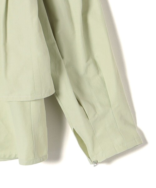 SHIPS(シップス)の「* 〈手洗い可能〉モイスト ブロード ドッキング風 ブラウス 24SS ◇(シャツ/ブラウス・レディース・ライトグリーン/ネイビー/オフホワイト・ONE SIZE)」の10枚目の写真