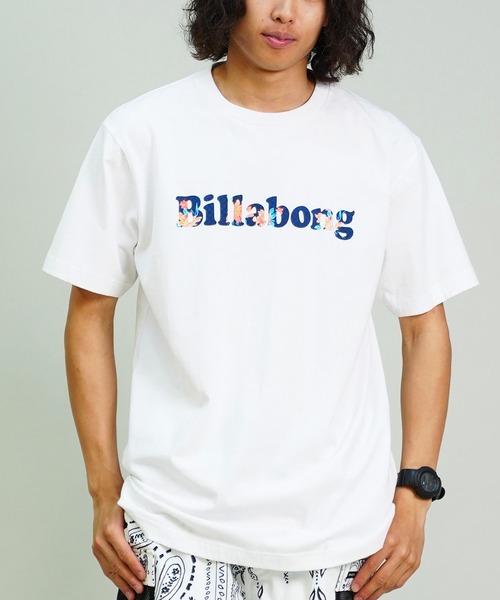 BILLABONG(ビラボン)の「BILLABONG/ビラボン 半袖Tシャツ レギュラーフィット ブランドロゴ BE01A-200(Tシャツ/カットソー・メンズ・ホワイト系その他/ホワイト/ブラック・S/M/L/XL)」の2枚目の写真