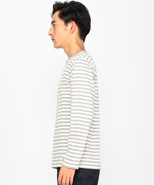 B:MING by BEAMS(ビーミングバイビームス)の「saintete×ビーミング by ビームス / 別注 “BBB” ボーダー Tシャツ(Tシャツ/カットソー・メンズ・ホワイト/ブラック/ネイビー・LARGE/SMALL/X-LARGE/MEDIUM)」の11枚目の写真