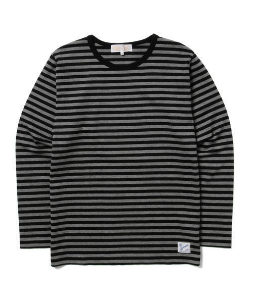 B:MING by BEAMS(ビーミングバイビームス)の「saintete×ビーミング by ビームス / 別注 “BBB” ボーダー Tシャツ(Tシャツ/カットソー・メンズ・ホワイト/ブラック/ネイビー・LARGE/SMALL/X-LARGE/MEDIUM)」の10枚目の写真