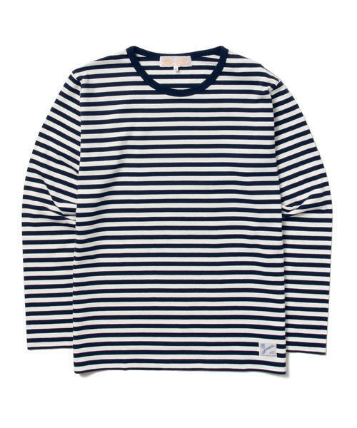 B:MING by BEAMS(ビーミングバイビームス)の「saintete×ビーミング by ビームス / 別注 “BBB” ボーダー Tシャツ(Tシャツ/カットソー・メンズ・ホワイト/ブラック/ネイビー・LARGE/SMALL/X-LARGE/MEDIUM)」の4枚目の写真