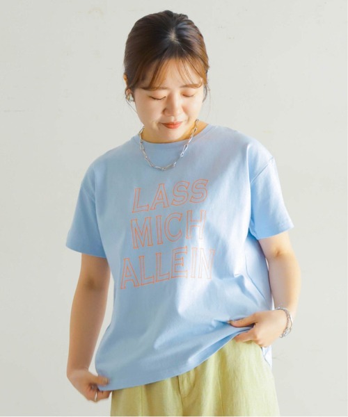 ❡ページ ラインロゴプリント 半袖TEE | NOMBRE IMPAIR