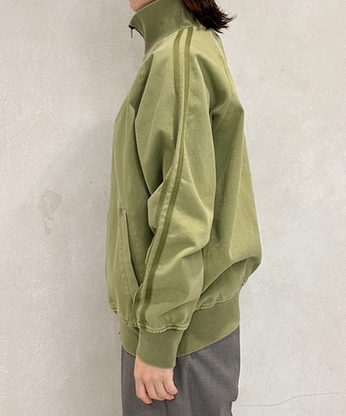 MUHET（ミュエータ）の「トラックジャケット（ジャージ・レディース・ライトグレー/ブラック/カーキ・MEDIUM/X-LARGE）」の19枚目の写真