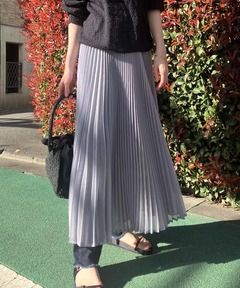 オーガンジープリーツシアースカート