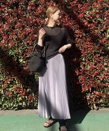 Audrey and John Wad（オードリーアンドジョンワッド）の「オーガンジープリーツシアースカート（スカート）」