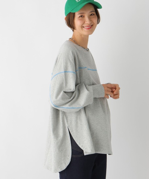 LEPSIM(レプシィム)の「【産前・産後対応】マタニティ/配色裏毛プルオーバー 105200(マタニティウェア/グッズ・レディース・ブラック/グレー/オフホワイト・FREE)」の17枚目の写真