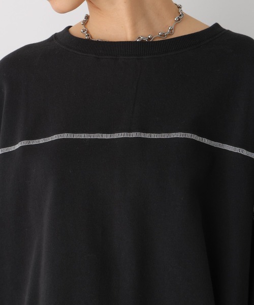 LEPSIM(レプシィム)の「【産前・産後対応】マタニティ/配色裏毛プルオーバー 105200(マタニティウェア/グッズ・レディース・ブラック/グレー/オフホワイト・FREE)」の22枚目の写真