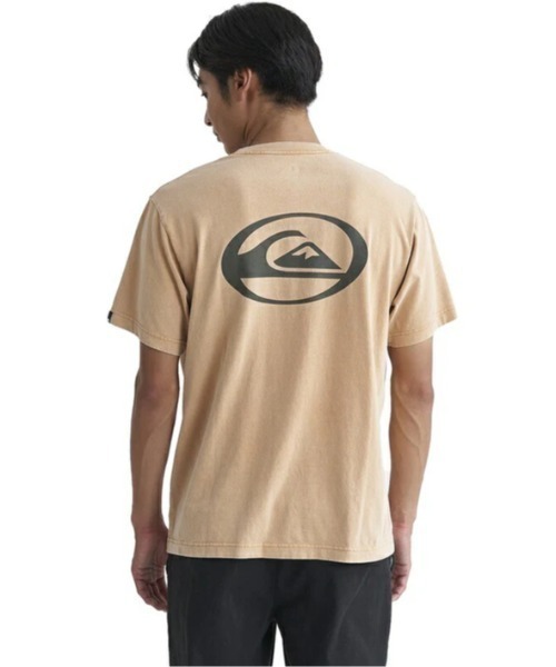 Quiksilver（クイックシルバー）の「SATURN LOGO ST/クイックシルバー半袖バックプリントTシャツ（Tシャツ/カットソー・メンズ・イエロー/ブラック/ホワイト/グリーン・X-LARGE/SMALL/MEDIUM/LARGE）」の4枚目の写真
