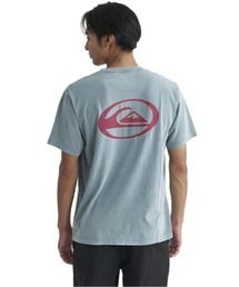 SATURN LOGO ST/クイックシルバー半袖バックプリントTシャツ