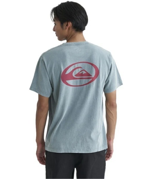 Quiksilver（クイックシルバー）の「SATURN LOGO ST/クイックシルバー半袖バックプリントTシャツ（Tシャツ/カットソー・メンズ・イエロー/ブラック/ホワイト/グリーン・X-LARGE/SMALL/MEDIUM/LARGE）」の3枚目の写真