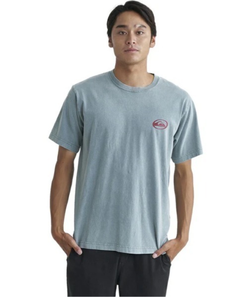 Quiksilver（クイックシルバー）の「SATURN LOGO ST/クイックシルバー半袖バックプリントTシャツ（Tシャツ/カットソー・メンズ・イエロー/ブラック/ホワイト/グリーン・X-LARGE/SMALL/MEDIUM/LARGE）」の11枚目の写真