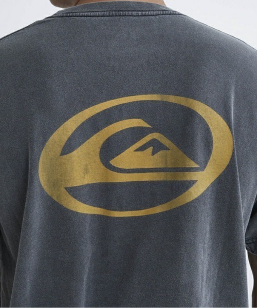 Quiksilver（クイックシルバー）の「SATURN LOGO ST/クイックシルバー半袖バックプリントTシャツ（Tシャツ/カットソー・メンズ・イエロー/ブラック/ホワイト/グリーン・X-LARGE/SMALL/MEDIUM/LARGE）」の7枚目の写真