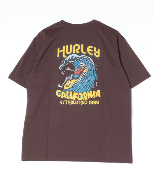 Hurley (ハーレー)の「Hurley/ハーレー 半袖Tシャツ バックプリント サーフデザイン 24MRSMSS01(Tシャツ/カットソー・メンズ・ホワイト/ダークブラウン/ブラック・S/M/L)」の4枚目の写真