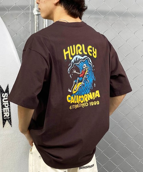 Hurley (ハーレー)の「Hurley/ハーレー 半袖Tシャツ バックプリント サーフデザイン 24MRSMSS01(Tシャツ/カットソー・メンズ・ホワイト/ダークブラウン/ブラック・S/M/L)」の3枚目の写真