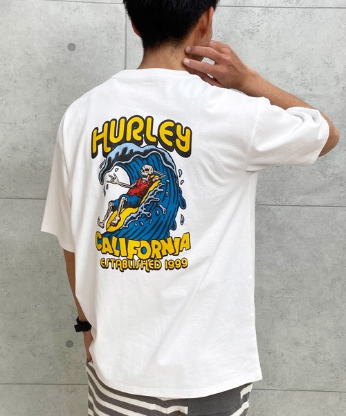 Hurley (ハーレー)の「Hurley/ハーレー 半袖Tシャツ バックプリント サーフデザイン 24MRSMSS01(Tシャツ/カットソー・メンズ・ホワイト/ダークブラウン/ブラック・S/M/L)」の1枚目の写真