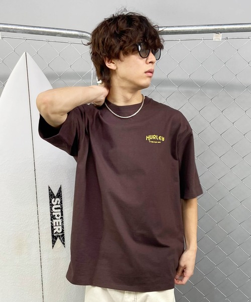 Hurley (ハーレー)の「Hurley/ハーレー 半袖Tシャツ バックプリント サーフデザイン 24MRSMSS01(Tシャツ/カットソー・メンズ・ホワイト/ダークブラウン/ブラック・S/M/L)」の5枚目の写真