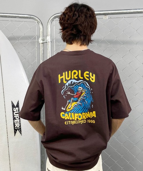 Hurley (ハーレー)の「Hurley/ハーレー 半袖Tシャツ バックプリント サーフデザイン 24MRSMSS01(Tシャツ/カットソー・メンズ・ホワイト/ダークブラウン/ブラック・S/M/L)」の6枚目の写真