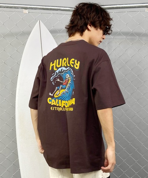 Hurley (ハーレー)の「Hurley/ハーレー 半袖Tシャツ バックプリント サーフデザイン 24MRSMSS01(Tシャツ/カットソー・メンズ・ホワイト/ダークブラウン/ブラック・S/M/L)」の7枚目の写真
