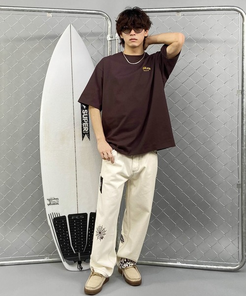 Hurley (ハーレー)の「Hurley/ハーレー 半袖Tシャツ バックプリント サーフデザイン 24MRSMSS01(Tシャツ/カットソー・メンズ・ホワイト/ダークブラウン/ブラック・S/M/L)」の8枚目の写真