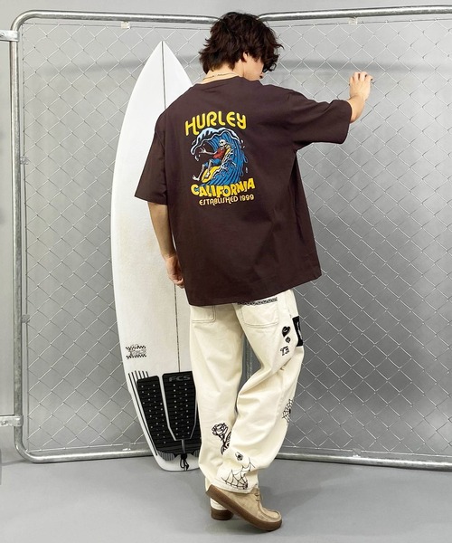 Hurley (ハーレー)の「Hurley/ハーレー 半袖Tシャツ バックプリント サーフデザイン 24MRSMSS01(Tシャツ/カットソー・メンズ・ホワイト/ダークブラウン/ブラック・S/M/L)」の10枚目の写真