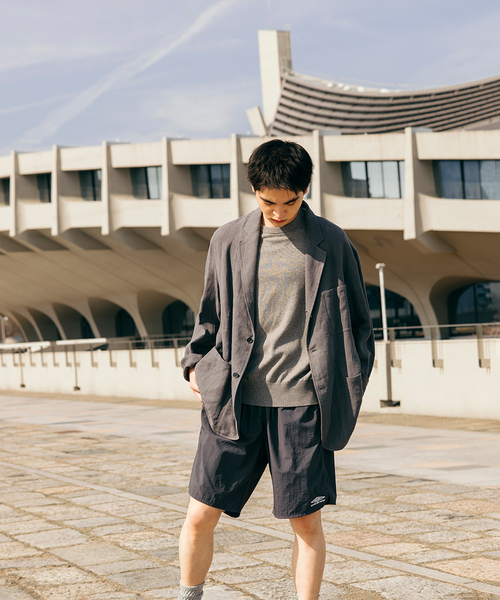 UMBRO（アンブロ）の「UMBRO × JOURNALSTANDARD / 2Way Warm Up Shorts（その他パンツ・メンズ・チャコールグレー/ブルー/ブラック/グリーン/ボルドー/ベージュ/ネイビー・MEDIUM/LARGE）」の18枚目の写真