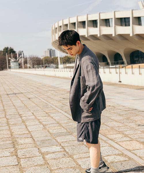 UMBRO（アンブロ）の「UMBRO × JOURNALSTANDARD / 2Way Warm Up Shorts（その他パンツ・メンズ・チャコールグレー/ブルー/ブラック/グリーン/ボルドー/ベージュ/ネイビー・MEDIUM/LARGE）」の19枚目の写真
