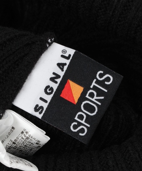 セール】【SIGNAL SPORTS】ワンポイント刺繍/ニットワッチ