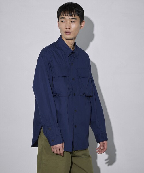 Firsthand（ファーストハンド）の「Firsthand/ファーストハンド ミリタリーシャツ / レギュラーカラーシャツ（シャツ/ブラウス・メンズ・ネイビー/ブラック・L/M）」の16枚目の写真