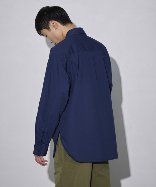 Firsthand（ファーストハンド）の「Firsthand/ファーストハンド ミリタリーシャツ / レギュラーカラーシャツ（シャツ/ブラウス・メンズ・ネイビー/ブラック・L/M）」の21枚目の写真