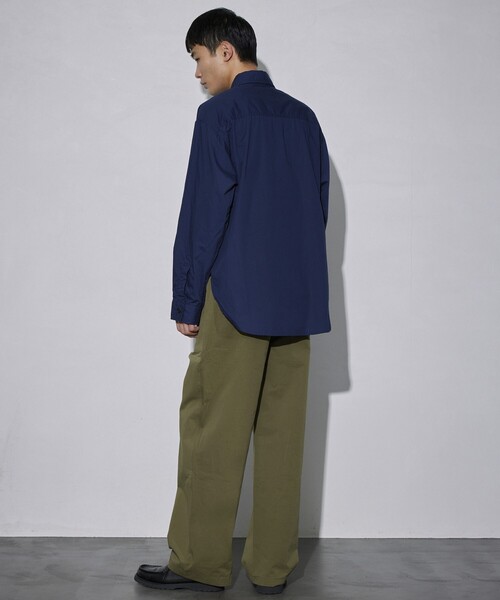 Firsthand（ファーストハンド）の「Firsthand/ファーストハンド ミリタリーシャツ / レギュラーカラーシャツ（シャツ/ブラウス・メンズ・ネイビー/ブラック・L/M）」の7枚目の写真