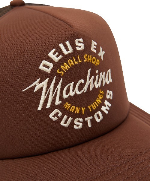 Deus Ex Machina☆AMPED CIRCLE TRUCKER トラッカー キャップ DEUS EX MACHINA デウス エクス マキナ 帽子 アンプ サークル