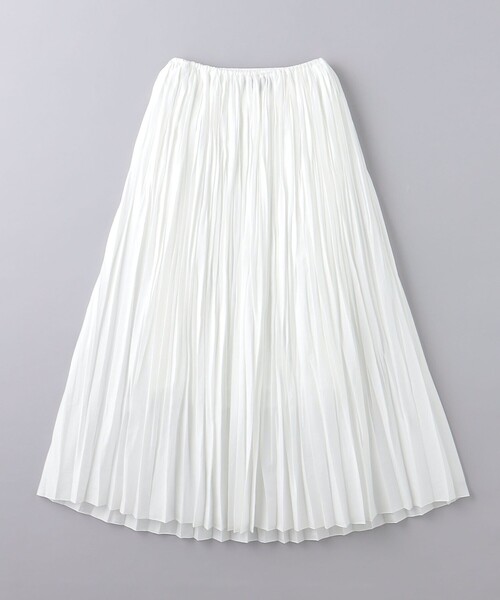 UNITED ARROWS（ユナイテッドアローズ）の「ランダムプリーツ マキシスカート WHITE（スカート・レディース・ホワイト・36/38）」の20枚目の写真