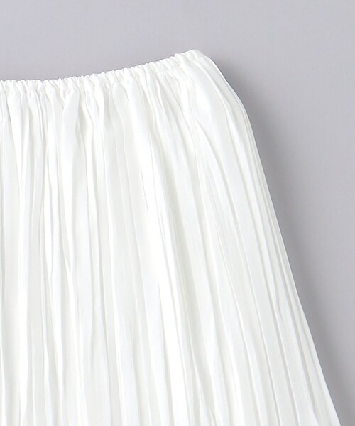 UNITED ARROWS（ユナイテッドアローズ）の「ランダムプリーツ マキシスカート WHITE（スカート・レディース・ホワイト・36/38）」の10枚目の写真