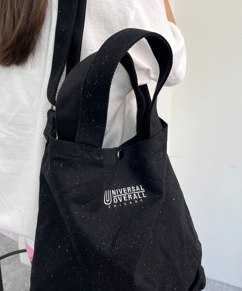 UNIVERSAL OVERALL（ユニバーサルオーバーオール）の「【UNIVERSAL OVERALL/ユニバーサルオーバーオール】NEP 2WAY TOTE SHOULDER（ショルダーバッグ・レディース・オフホワイト/ブラック・FREE）」の11枚目の写真