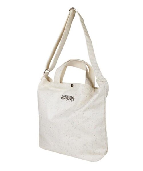 UNIVERSAL OVERALL（ユニバーサルオーバーオール）の「【UNIVERSAL OVERALL/ユニバーサルオーバーオール】NEP 2WAY TOTE SHOULDER（ショルダーバッグ・レディース・オフホワイト/ブラック・FREE）」の22枚目の写真