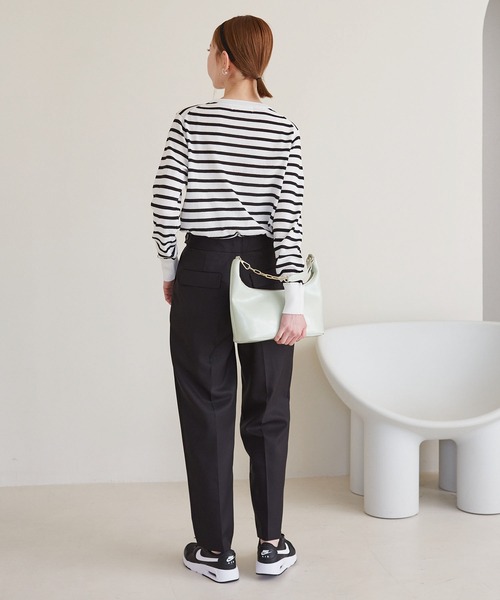 ROPE' PICNIC（ロペピクニック）の「クルーネックニットカーディガン/UVカット・吸水速乾・マシンウォッシャブル（カーディガン/ボレロ・レディース・ベージュ/オフホワイト/レッド/ブラック/ホワイト系その他5・40/38）」の17枚目の写真